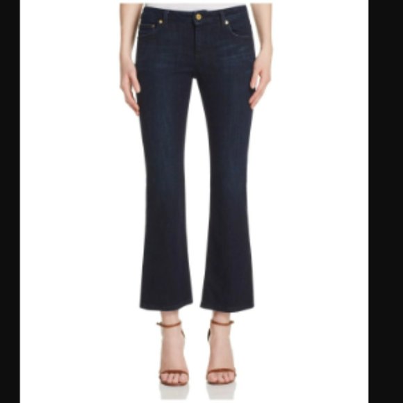 MICHAEL KORS IZZY CROPPED FLARE JEANS in STELLAR WASH 10w +MEASUREMENTS  New - Picture 1 of 10